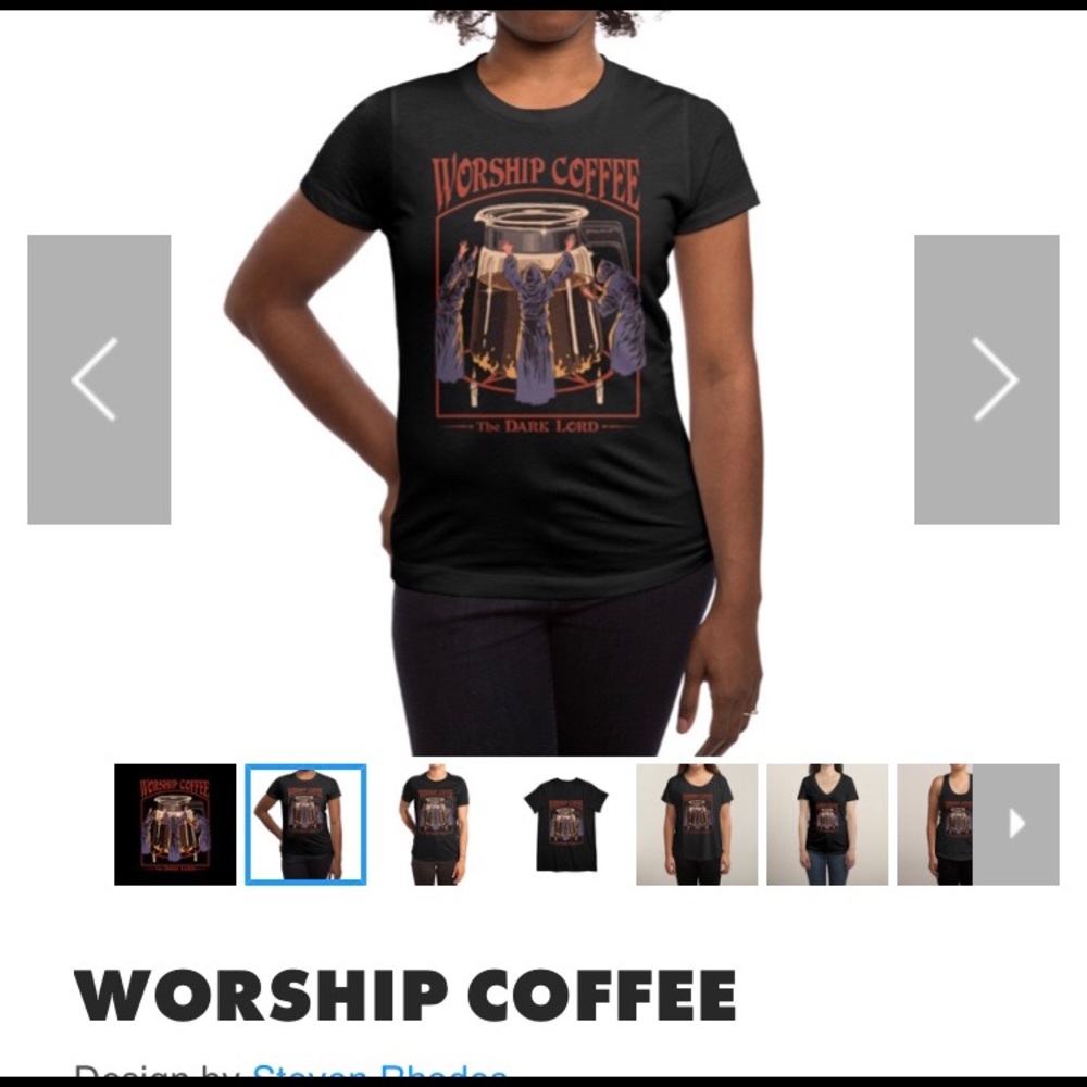 Worship Coffee ☕️ Soft T {Art 🎨 by Steven Rhodes}
